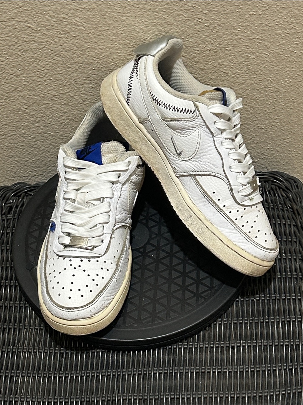 Nike Court Vision Lo SE White Metallic Silver DD1648-100